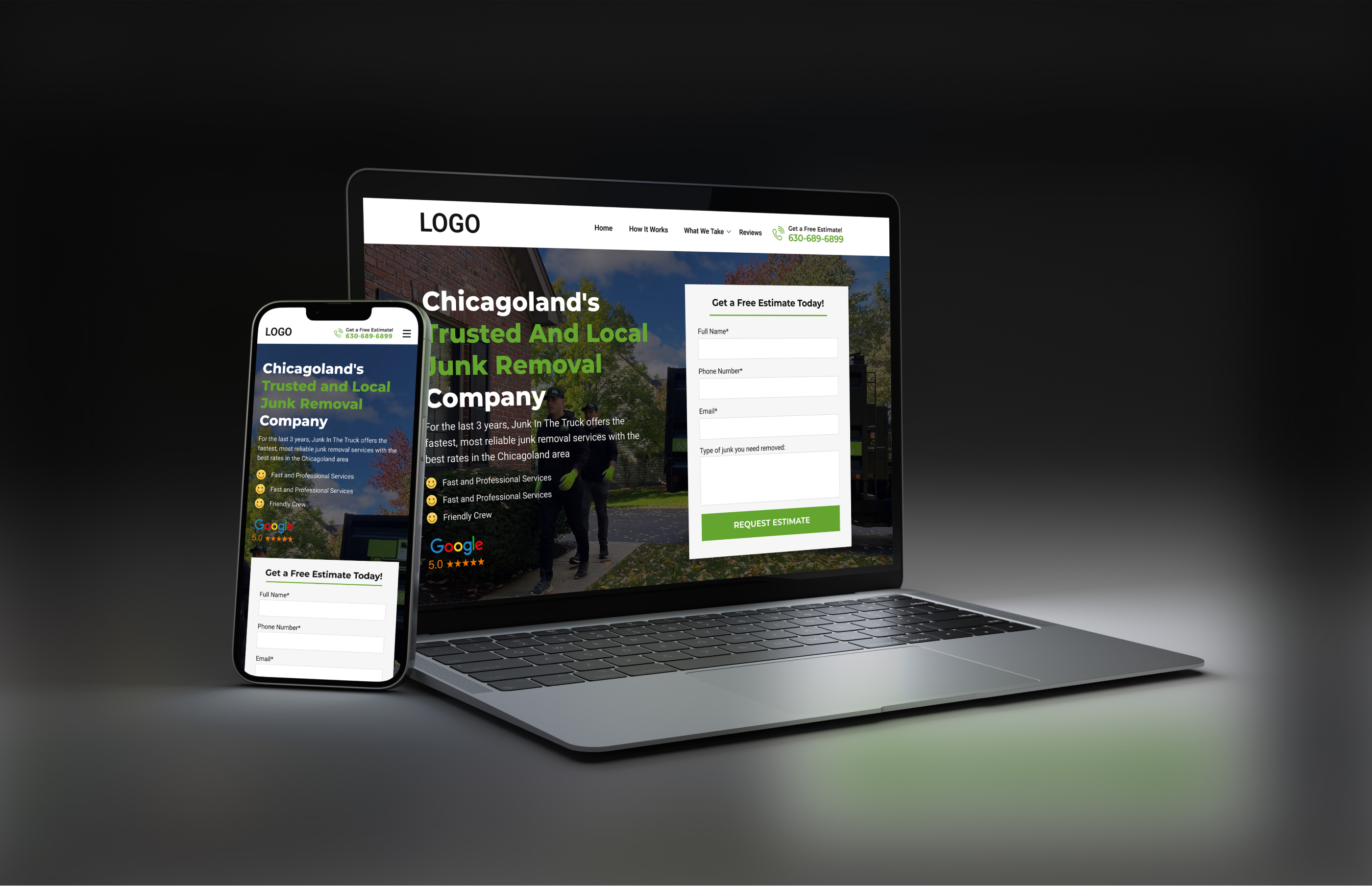 Junk Removal Service | Junk Removal Landing Page best landing pages branding design design expert eco friendly hauling junk junk clean up junkremovalservices landing page landing page design expert landingpage lead generation leads recycle removaljunk residential waste removal website