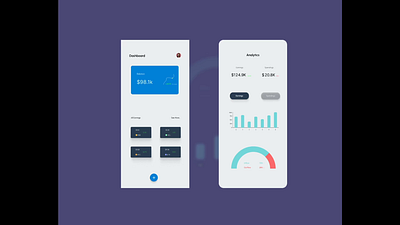 Mobile Analytics animation branding ui