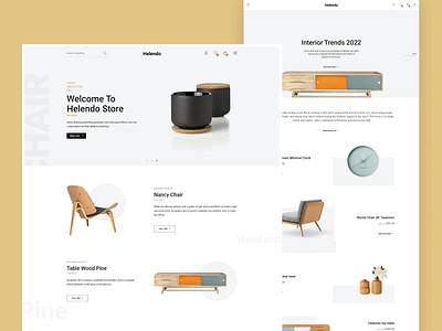 Furniture eCommerce HTML Template - Helendo shopping