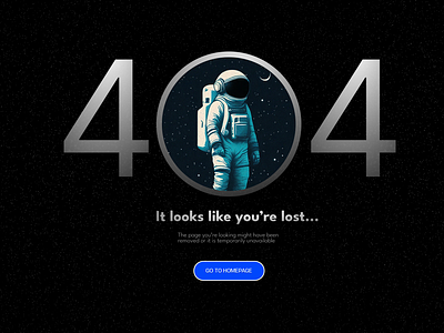 Error 404 page that's not boring dailyui illustration ui ux webpage