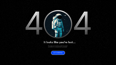 Error 404 page that's not boring dailyui illustration ui ux webpage