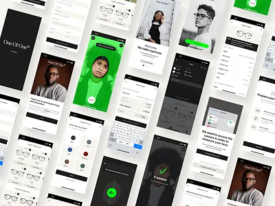 One of One - Customize your eyewear app design ui ux