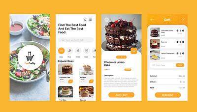 FoodTrolley design designing figma graphic design logo ui