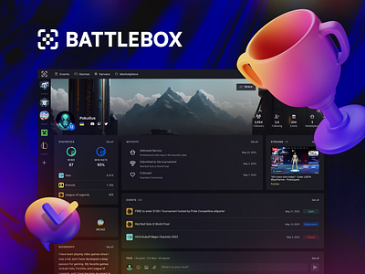 Ultimate competitive gaming platform for esports enthusiasts appdesign creativedesigner designerforhire freelancedesigner freelanceillustrator gamedesign gameuidesigner gaming graphicdesigner interfacedesigner pokutniidesign productdesigner seniordesigner uidesigner uiux uxdesigner uxдизайнер webdesigner