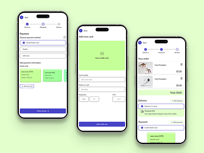 Daily UI #2 Credit card checkout app design checkout credit card dailyui mobile app payment product design ui ui challenge ui design user experience user interface ux design visual design
