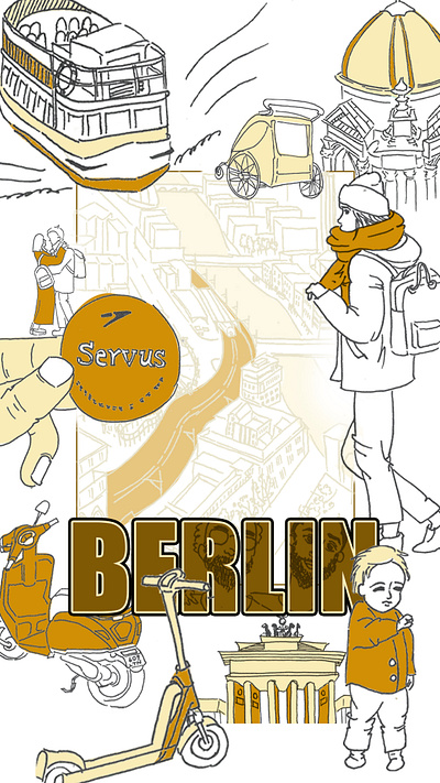 Berlin illus illustration