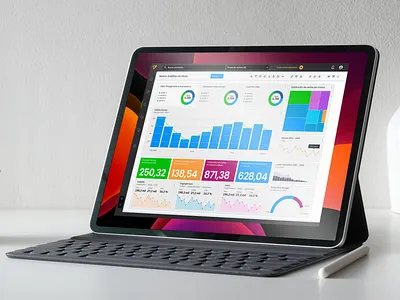 Visionaris BI dashboard design system product design ui ux