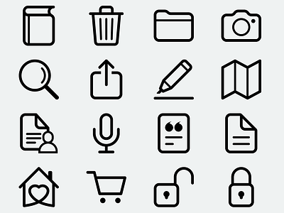 macOS Icon Pack icon icon pack icon set icons icons pack icons set illustration interface interface icons line macos set symbol system icons thin line vector