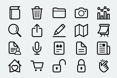 macOS Icon Pack icon icon pack icon set icons icons pack icons set illustration interface interface icons line macos set symbol system icons thin line vector