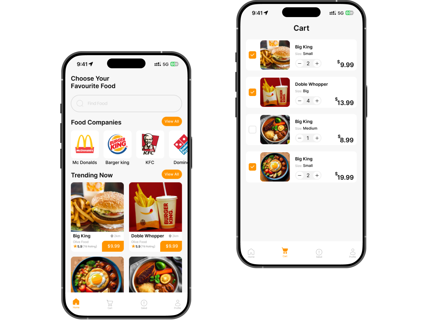 Food App Ui Screens by Faran UI/UX on Dribbble