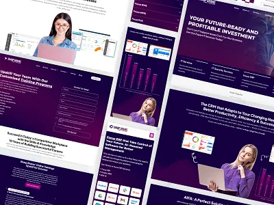 IT Solutions Website Case Study branding case studies ui ui design user interface design web design