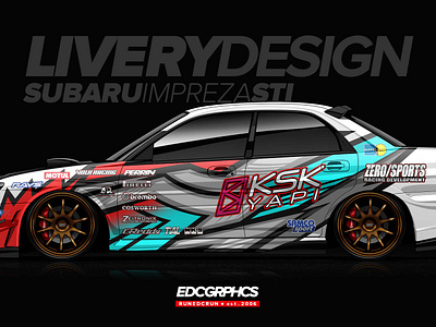 Subaru Impreza JDM car art