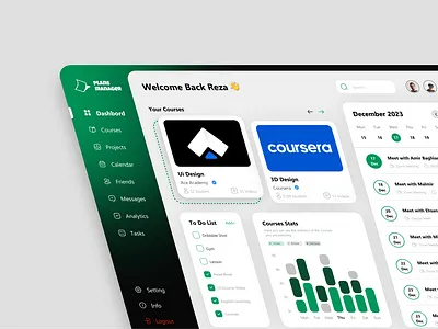 Plans Manager 3d animation branding graphic design logo motion graphics ui