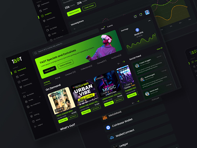 TAOT Web Application UI/UX Design app design app ui app ui ux dashboard design dashboard ui design figma nft dashboard ui ui design ui ux uiux ux design web app web app design web application web design web ui ux design web3 application website design