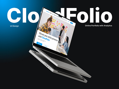 CloudFolio UI Design branding graphic design ui