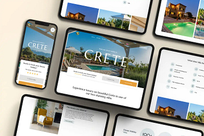 Vacation rental web design design ui ux