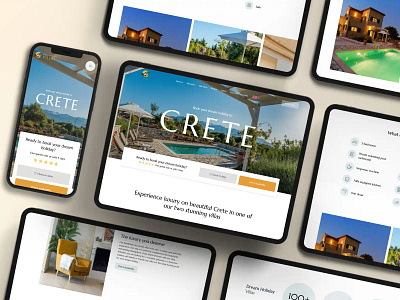 Vacation rental web design design ui ux