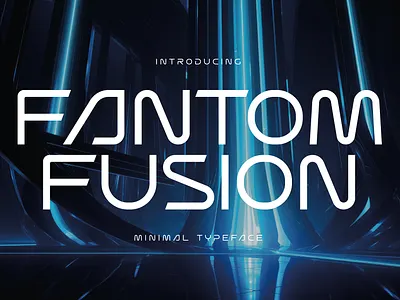 Fantom Fusion – Minimal Typeface alien branding business clean dusion fantom futuristic headline internet logo minimal professional sleek space stylish technology thin