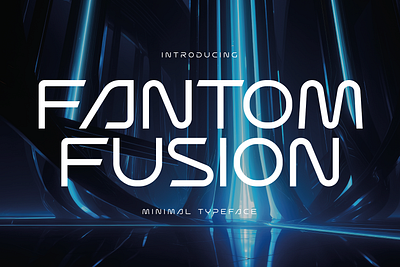 Fantom Fusion – Minimal Typeface alien branding business clean dusion fantom futuristic headline internet logo minimal professional sleek space stylish technology thin