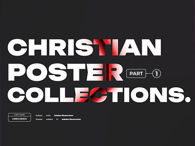 CHRISTIAN POSTER COLLECTION - Part 1 design graphic design poster typography