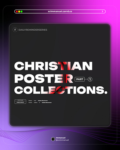 CHRISTIAN POSTER COLLECTION - Part 1 design graphic design poster typography