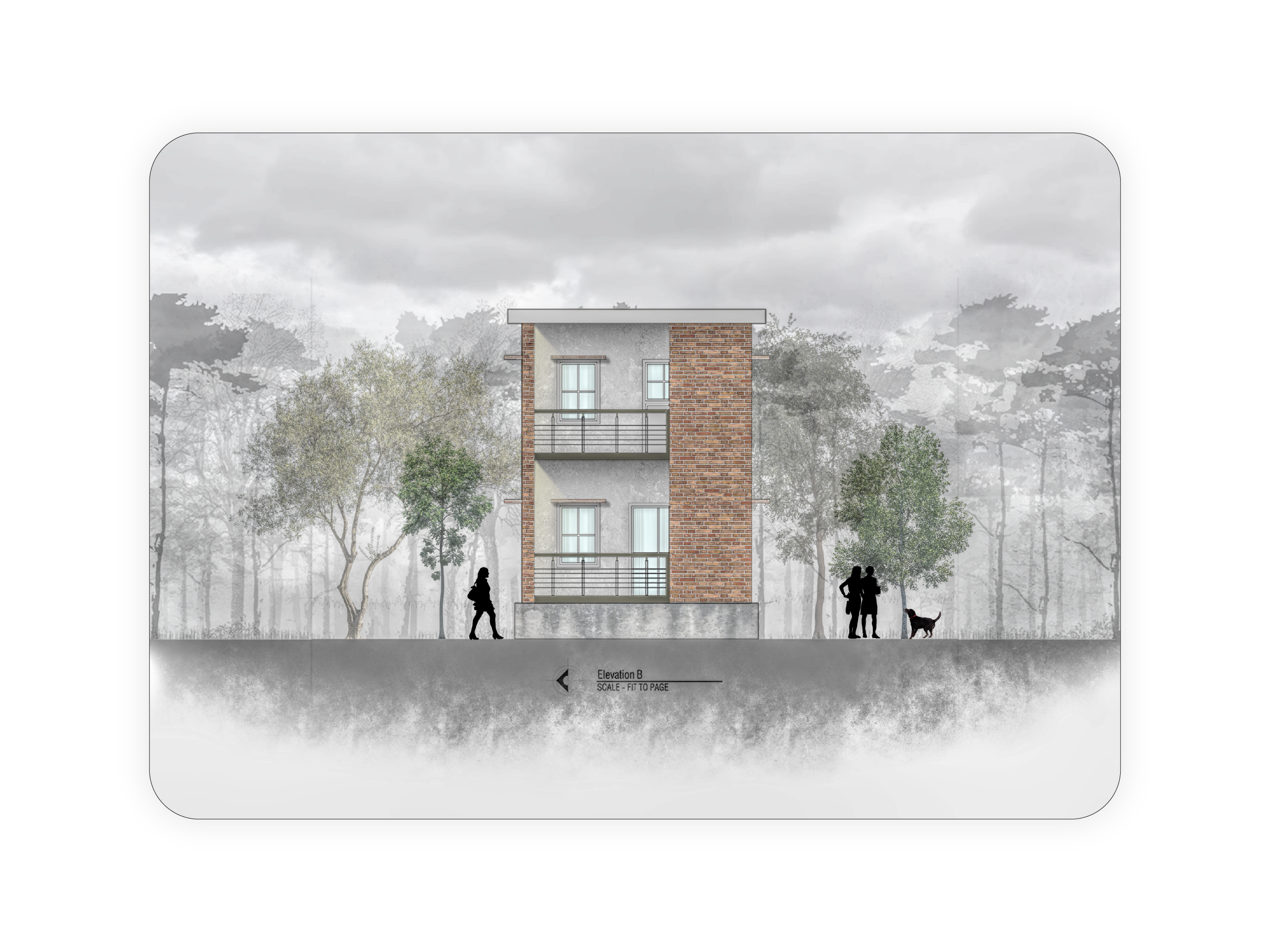 Project_73: 2D elevations rendering design 2d rendering archiminy architecture portfoilo design floor plan rendering illustration landscape photoshop rendering rendering
