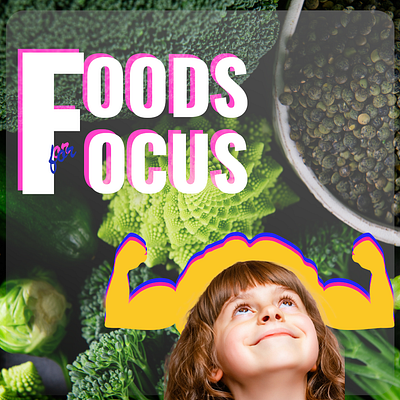 Instagram carousel. Foods that boosts your focus