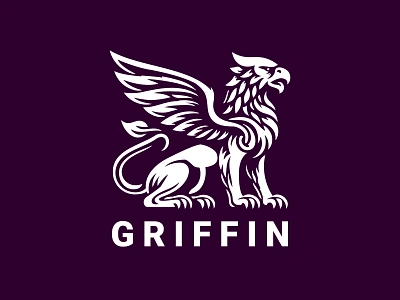 Griffin Logo branding classic creature design graphic design griffon gryphon guardian heraldic logo luxury modern mythical professional reliability royal typography ui ux vector