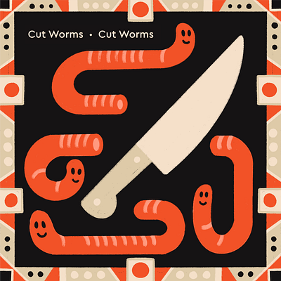 Favorite albums 2023 - Cut Worms graphic design illustration procreate typography