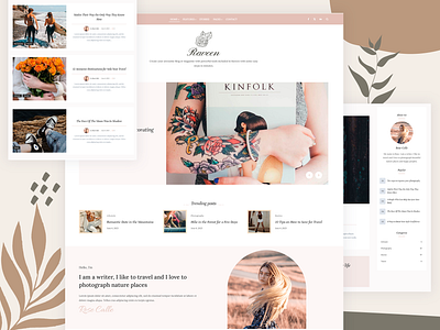 Raveen | Personal Blog & Magazine WordPress Theme blog template blog theme personal blog personal template wordpress theme