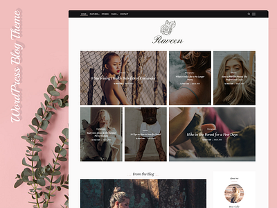 Raveen | Personal Blog & Magazine WordPress Theme blog template blog theme personal blog personal template wordpress theme