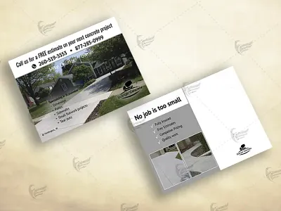 Concrete Project Postcard Design concrete project postcard design direct mail postcard directmailpostcard eddm eddm postcard eddm postcard design flyer modern postcard modern postcard design postcard postcard design remodeling postcard