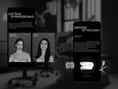 Website design for a dental clinic clinic website dental dental clinic dental clinic site landing page premium website site ui uiux ux web production website