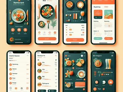 Food delivery app 3d animation apps branding food food apps graphic design logo suprojit suprojit das ui ui desin ux desing