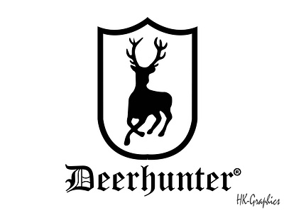 Dear Hunting branding dear dearhunting graphic design imagetracing logo logotracing redrawdesign redrawlogo vectorart vectortracing