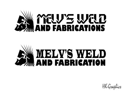 MELV`S WELDING branding graphic design imagetracing logo logotracing redrawdesign redrawlogo vectortracing vectrart welding weldingshop
