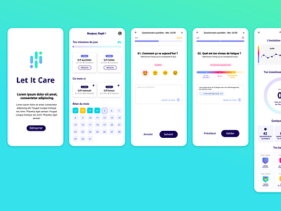 Let it care - Suivi des maladies chroniques analyse de data app gamification rétention santé suivi medical