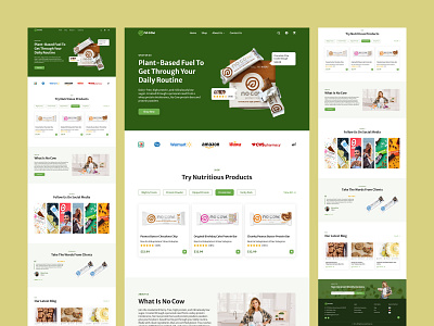 No Cow protein bar company - Suggestion ecommerce full project nocow online store plant bsed protein bar website website