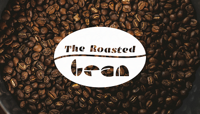 Daily Logo Challenge: "The Roasted Bean" branding coffee shop dailylogochallenge graphic design illustration illustrator logo logo design mockup vector