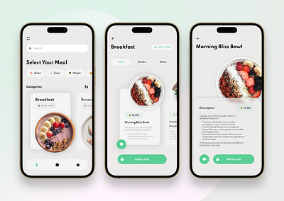 Food Delivery App app application branding delivery food graphic design ui ux