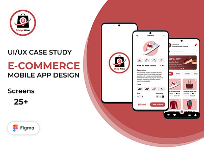 E-Commerce App UI Design app ui app ui design clean design design design app figma figma app figma ui interactive design mobile app mobile app ui presentation ui ui design uiux user interface ux uxui
