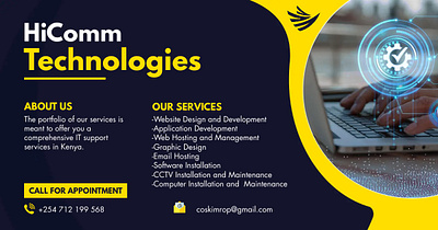 HiComm Technologies adobe photoshop canva designs design graphic design