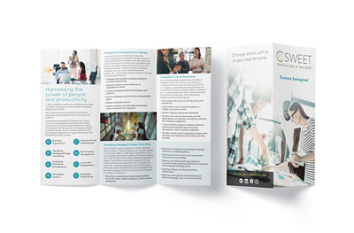 Brochure Design for Consulting Business branding graphic design layout design print design