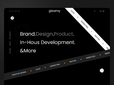 Agency website concept agency angecy design studio digital agency hero section concept website website concept website landing page