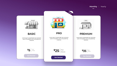 Pricing Plan UI Design card ui figma graphic design illustration pricing plan subscription plan ui