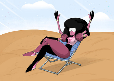 Garnet cartoon cartoonart cartooncharacters cartoonnetwork garnet stevenuniverse