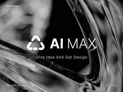 Ai MAX Brand ( New Present ) ai branding design graphic design logo logo de logo design ui uiux visual design visual identity