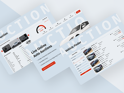 Auto Auction (Web) animation auction branding car carauction design figma graphic design liveauction liveonlineauction logo mainpage ui uiuxdesign vehiclefinder webauction