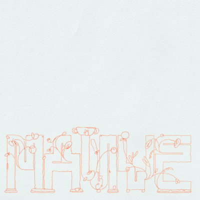 MAUVE - Lettering Play botanical illustration lettering logo procreate