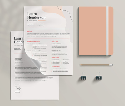 Resume/CV branding cv design graphic design print resume typography